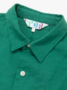 Grande Shirt Green by TDR at Couverture and The Garbstore collar