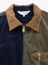 Block Shirt Navy by TDR at Couverture and The Garbstore close up