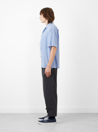 Noragi Shirt Blue by TDR at Couverture and The Garbstore side profile 