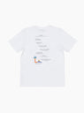 LA T-Shirt White by TDR at Couverture and The Garbstore rear