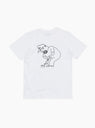 All Day T-Shirt White by TDR at Couverture and The Garbstore rear 