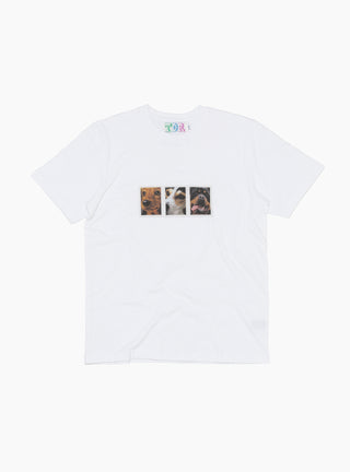 Dog T-Shirt White by TDR at Couverture and The Garbstore 