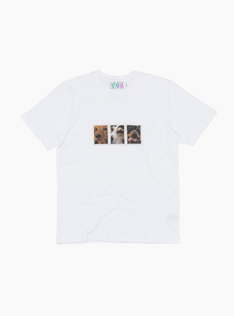 Dog T-Shirt White by TDR at Couverture and The Garbstore 