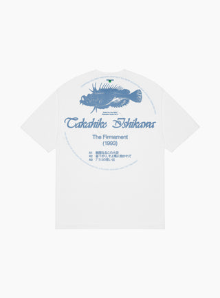 Takahiko T-Shirt White by b.Eautiful at Couverture and The Garbstore rear 