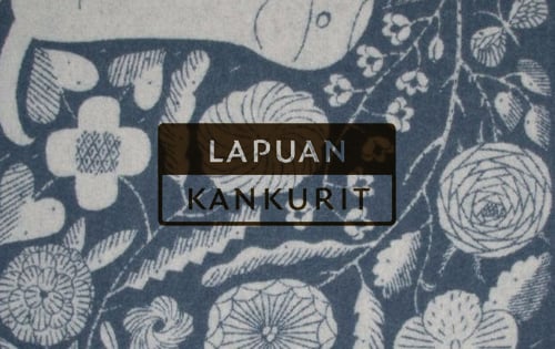 Lapuan Kankurit KETTU - Torchon de cuisine - Noir / Gris - 46x70