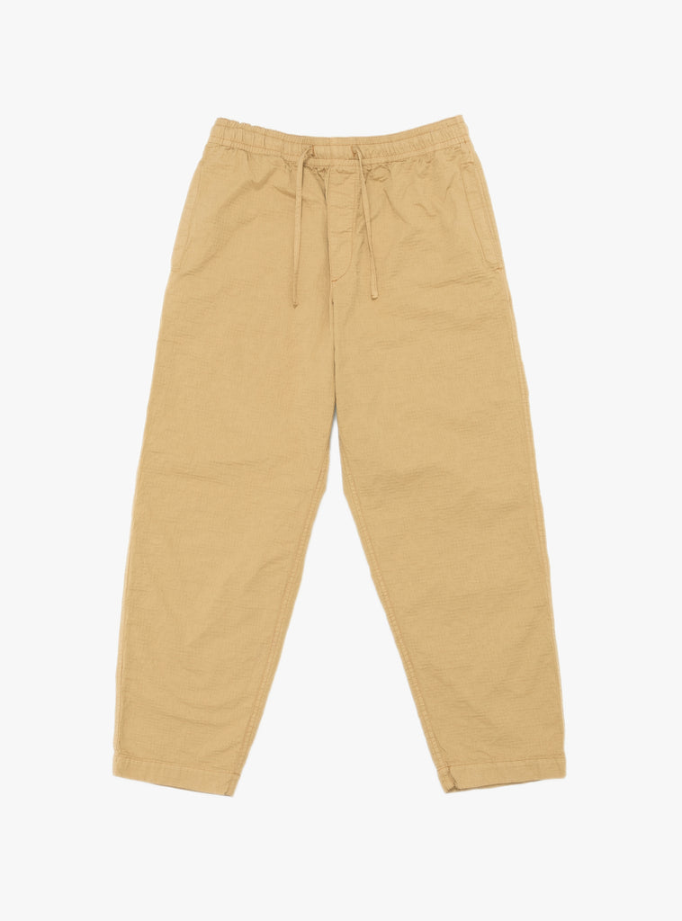 Alva Skate Trouser Jacquard Cotton Sand by YMC at Couverture & The Garbstore 
Front