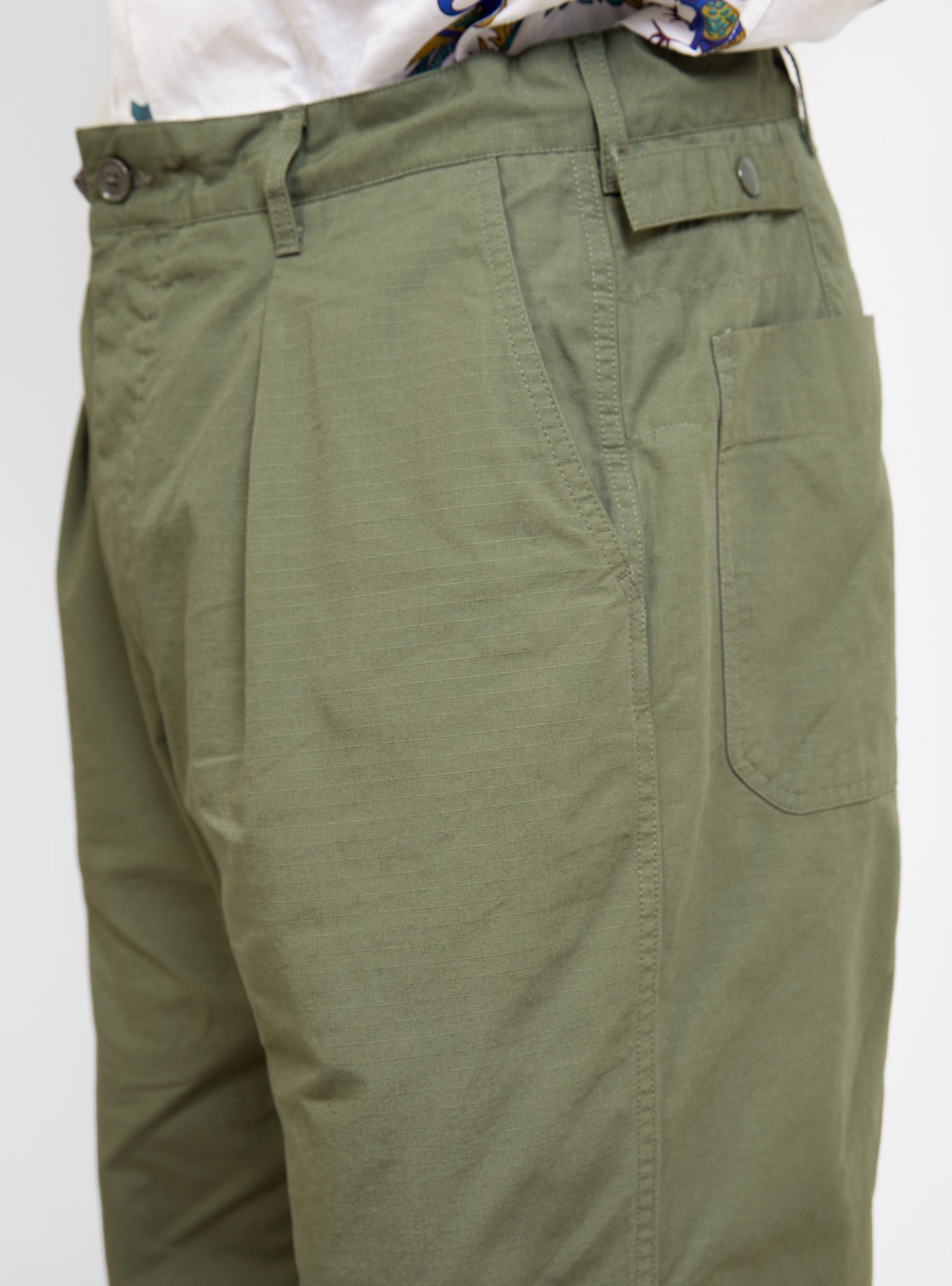 Ground Pant Cotton Ripstop Olive Green