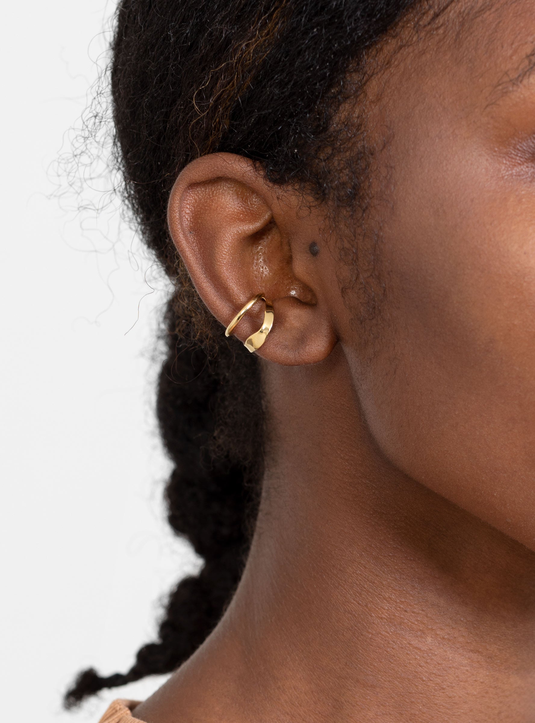 Ripples Ear Cuff Gold Plate