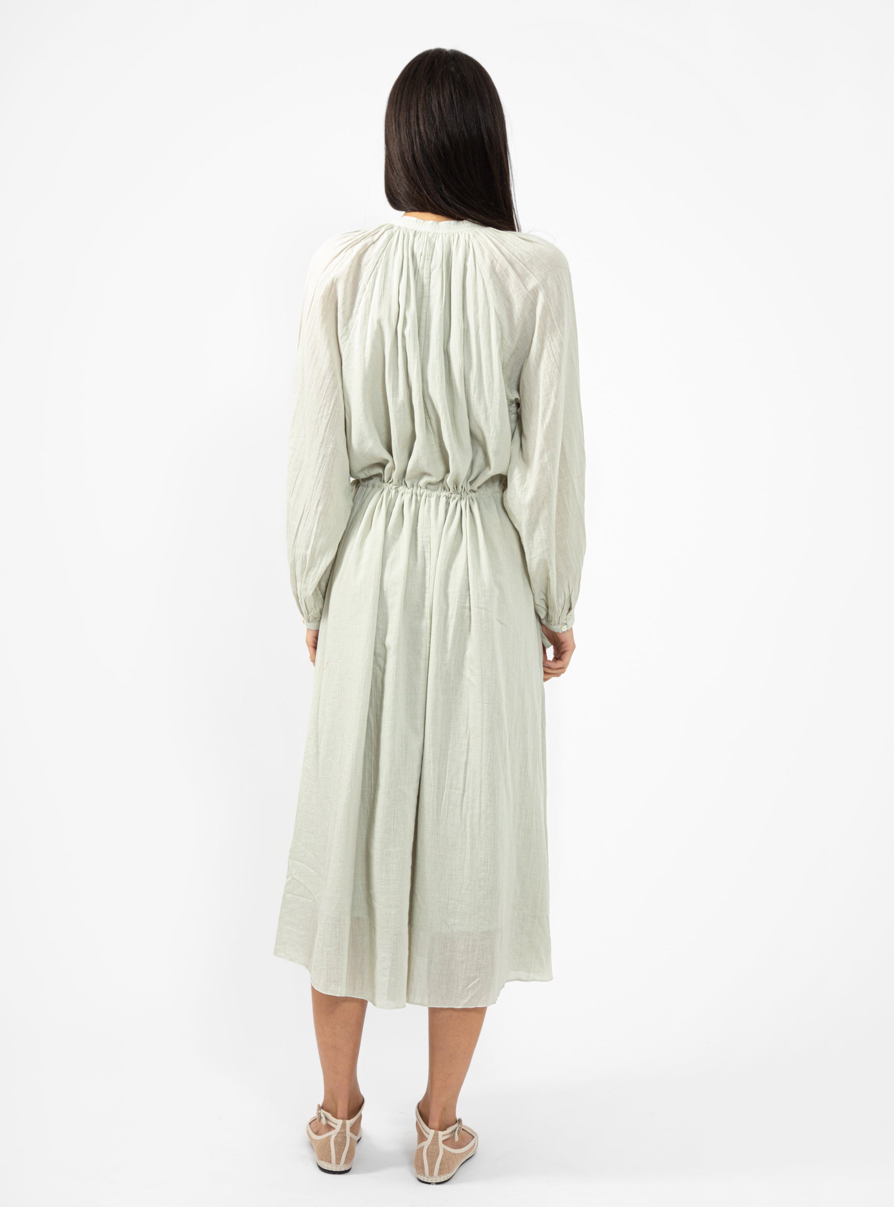 Anni Dress Sage Green by Skall Studio | Couverture & The Garbstore
