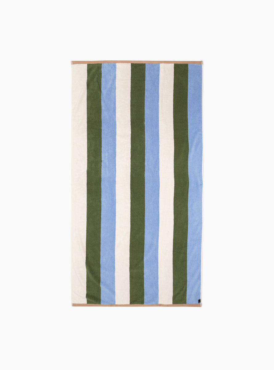 Compass Sky Blue & Green Bath Mat – Covered By Rugs