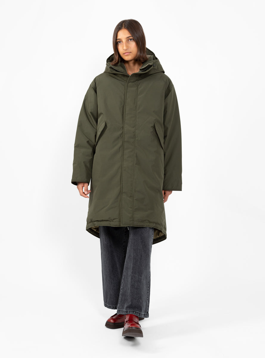 GORE-TEX Long Down Coat Khaki Green by nanamica | Couverture