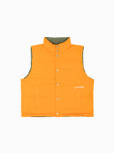 Workgear Reversible Down Vest Olive & Orange by Stüssy | Couverture & The Garbstore