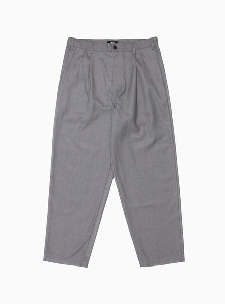 Volume Pleated Trousers Grey by Stüssy | Couverture & The Garbstore