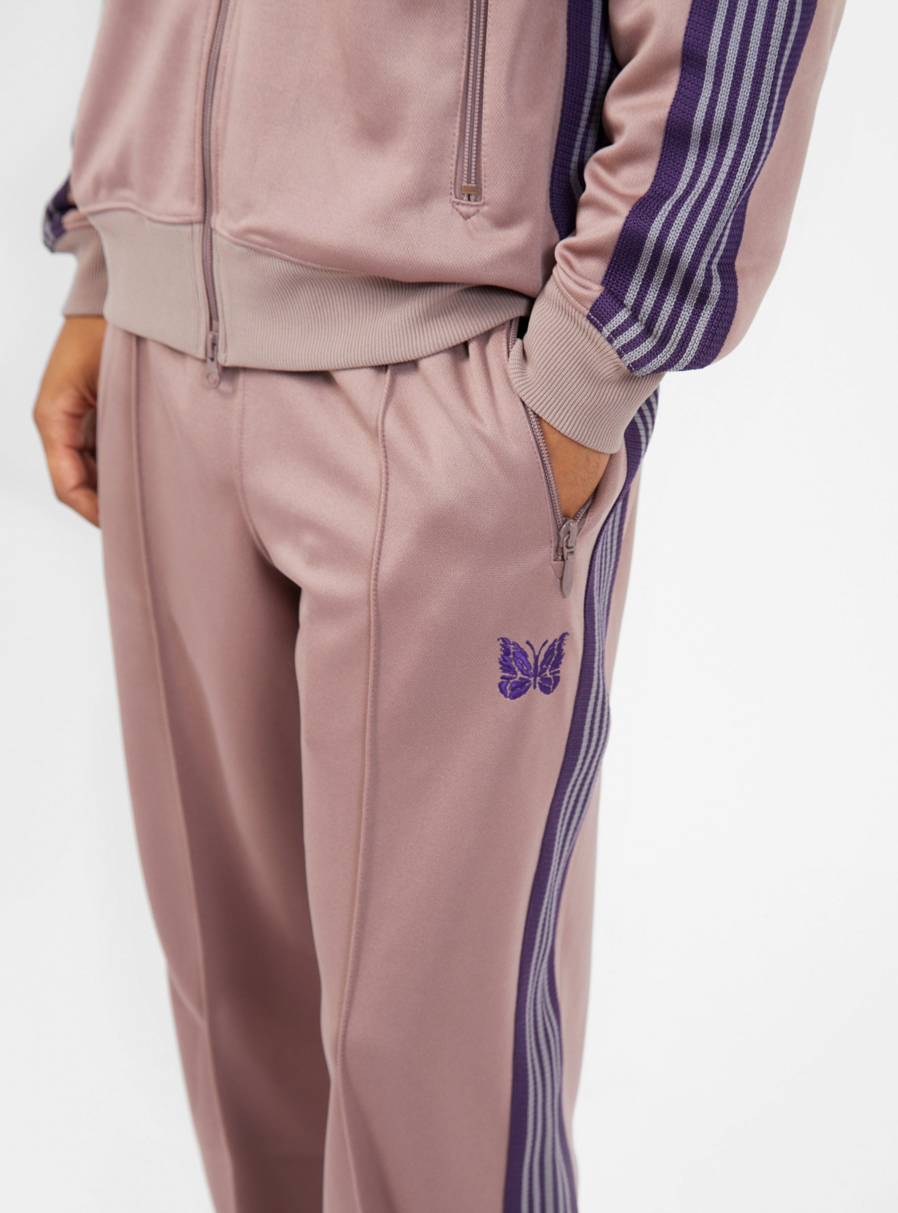 needles track pants taupe
