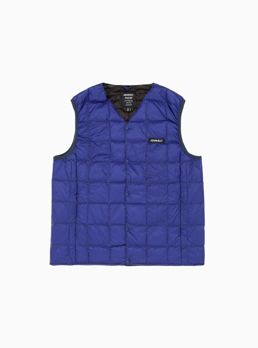 x TAION Inner Down Vest Purple by Gramicci | Couverture & The