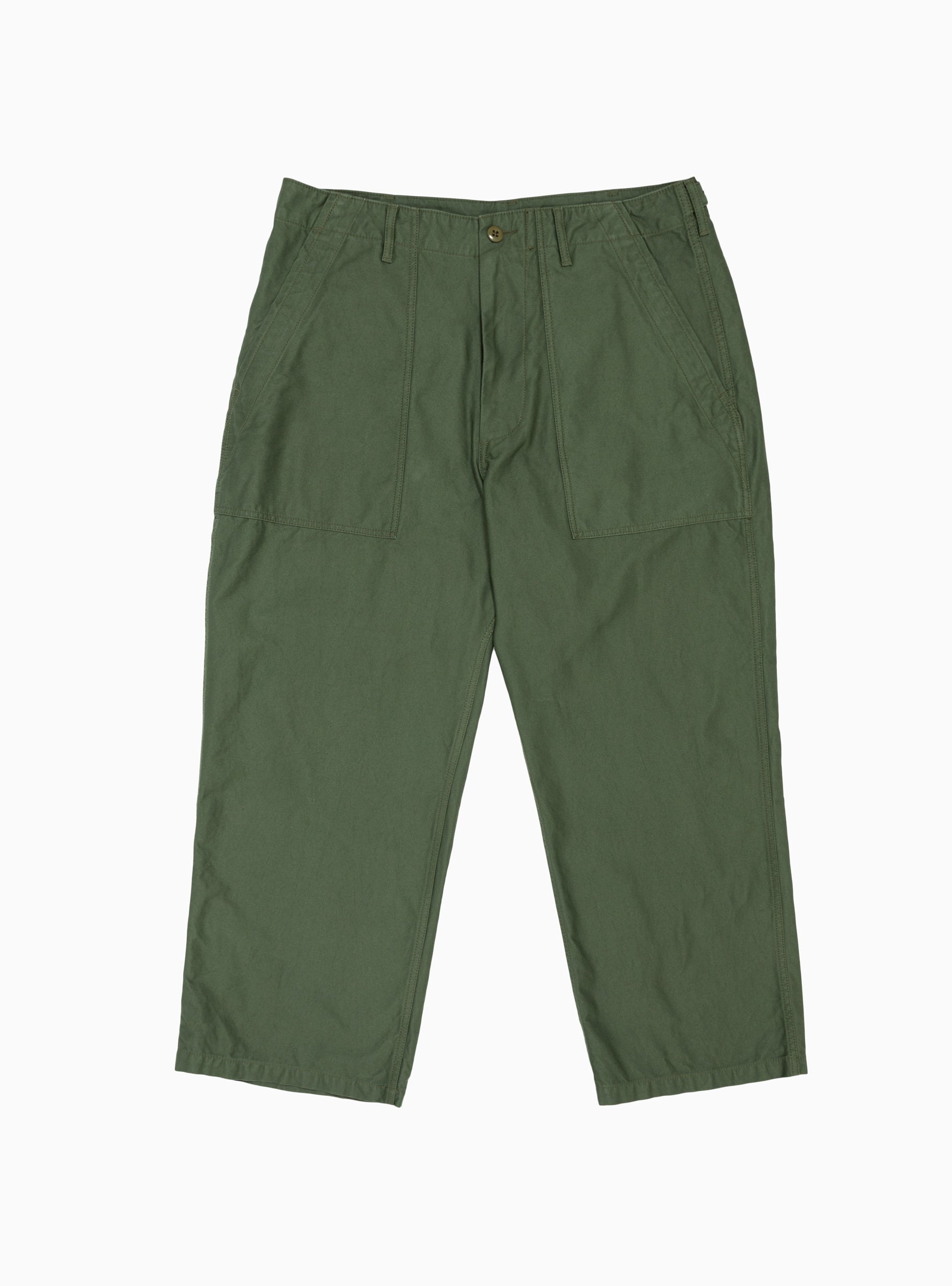 MIL Utility Trousers Olive Green by Beams Plus