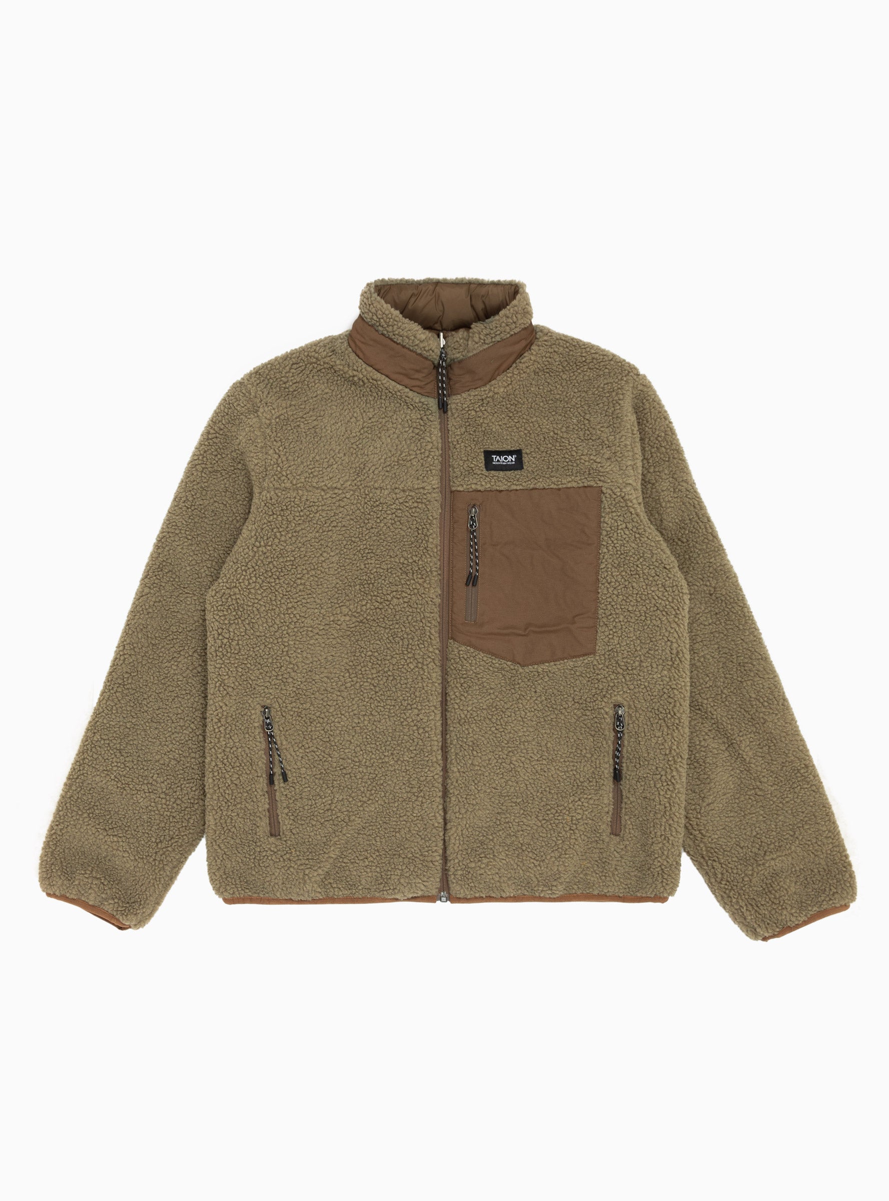 DOWN x BOA Reversible Jacket Brown & Beige by TAION | Couverture