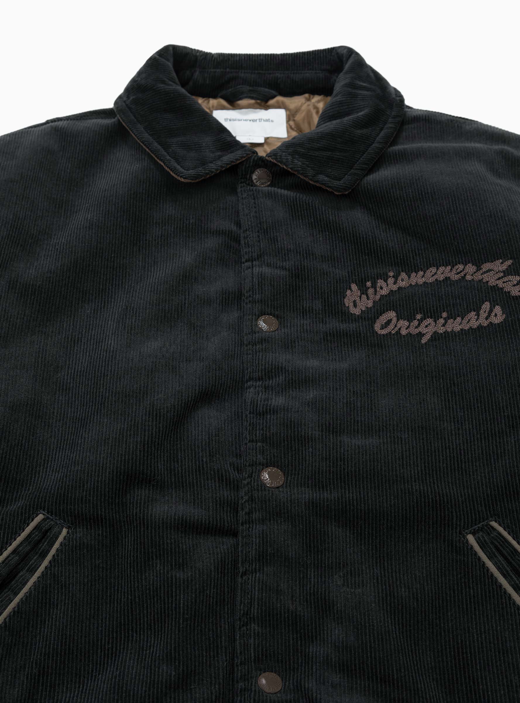 Originals Corduroy Varsity Jacket Black