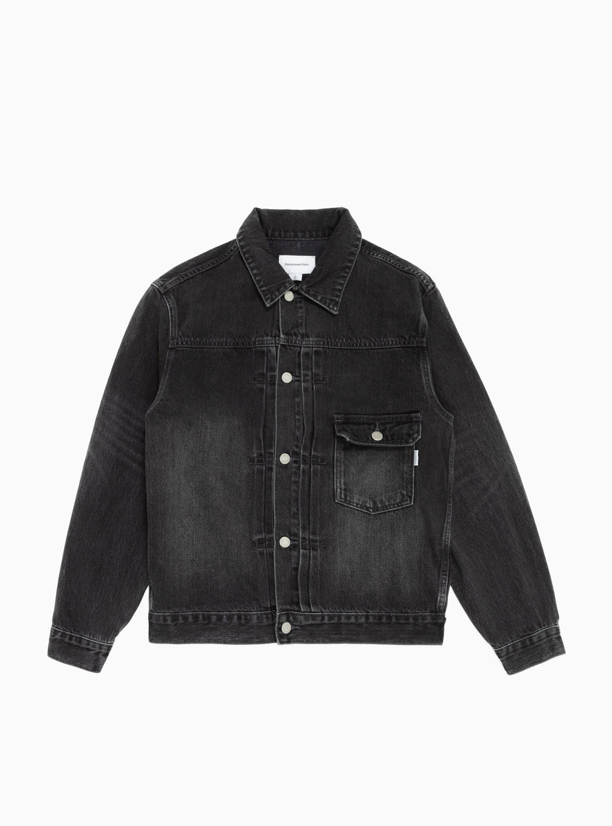 Denim Trucker Jacket Black by thisisneverthat | Couverture & The Garbstore