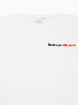 Embroidered Unreal T-shirt White by Garbstore | Couverture & The Garbstore