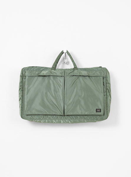 TANKER 2-Way Duffle Bag Large Sage Green by Porter Yoshida