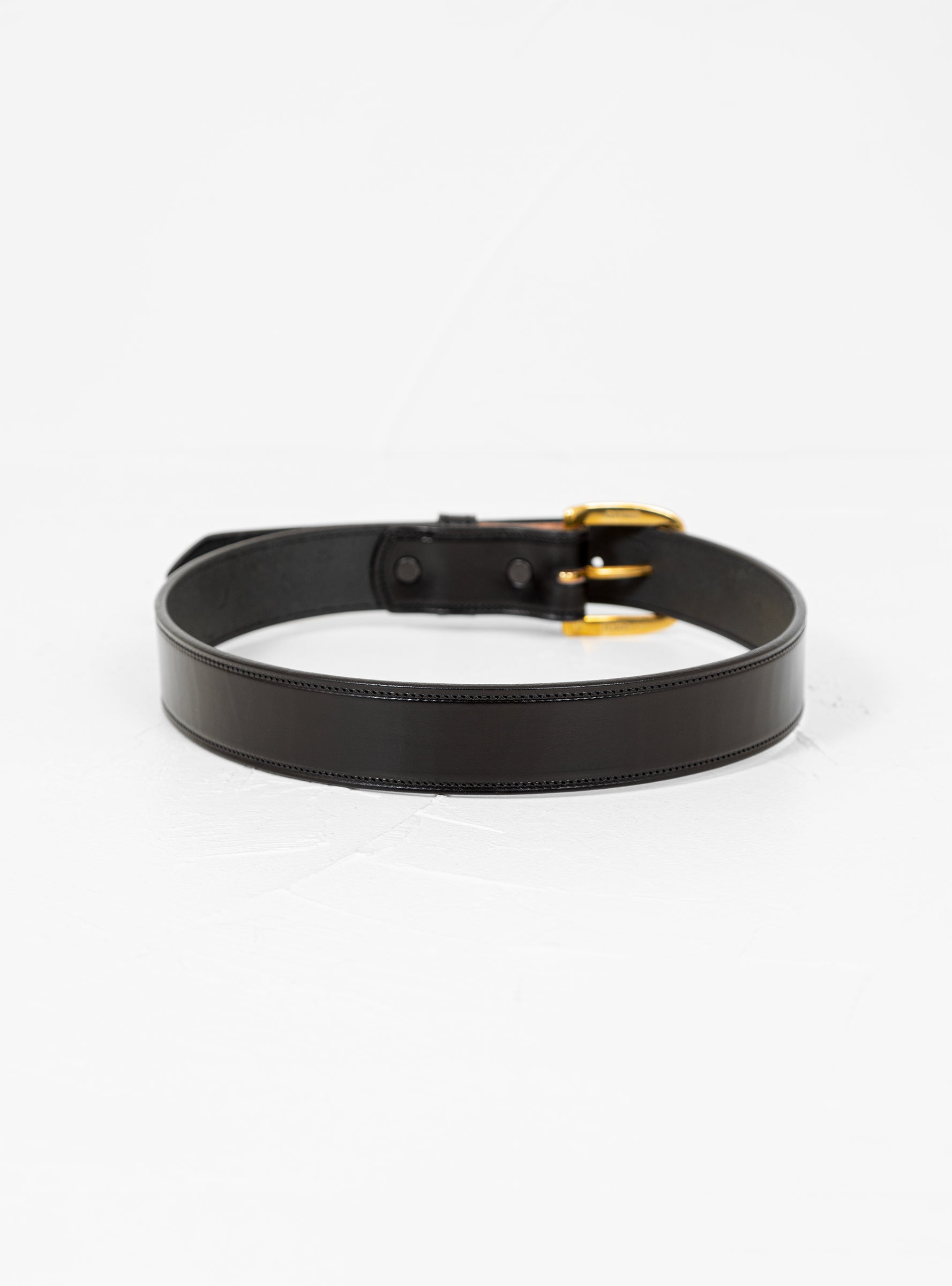 Stitched Belt Black by Tory Leather | Couverture & The Garbstore