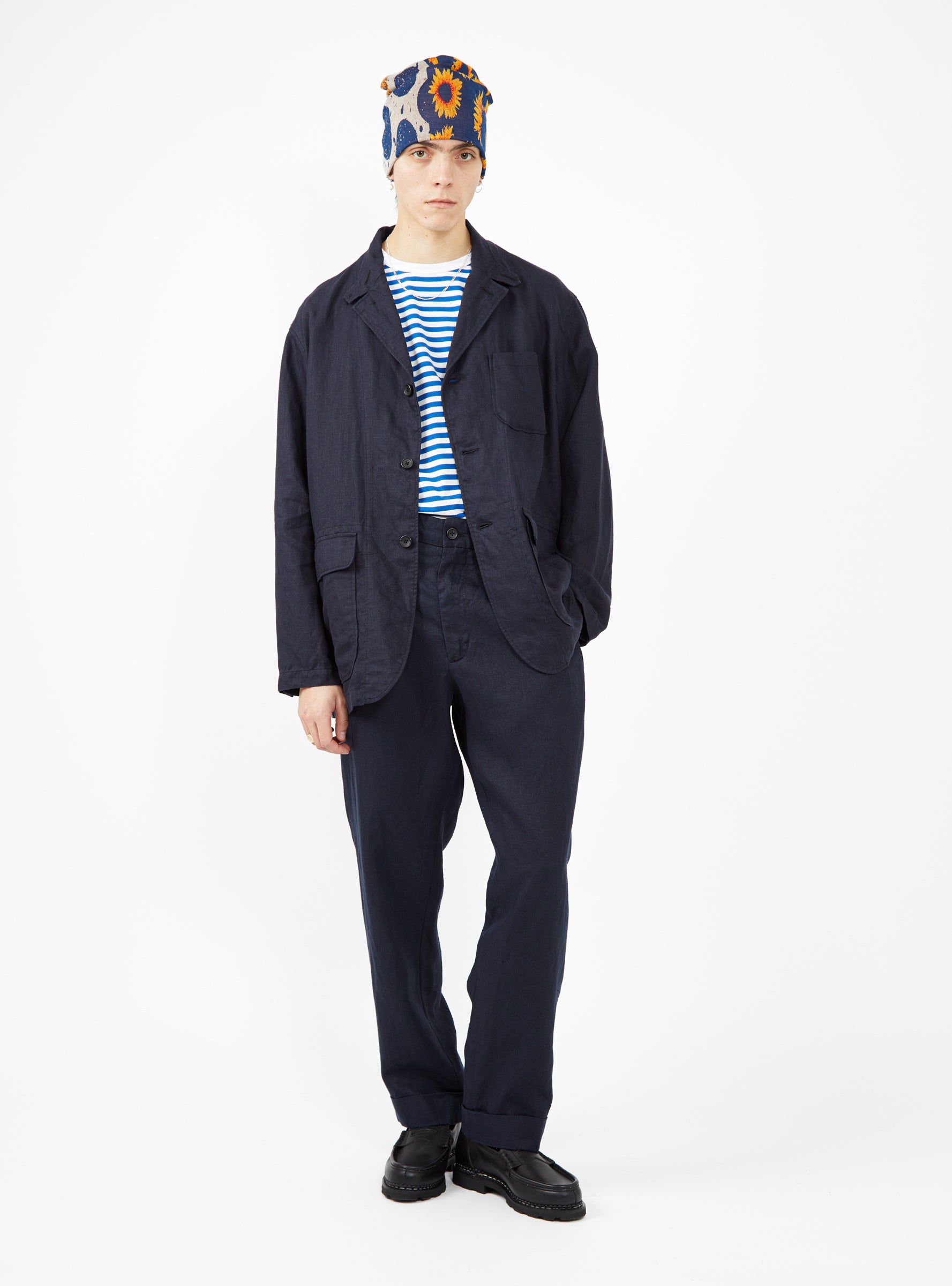 Loiter Linen Twill Jacket Navy