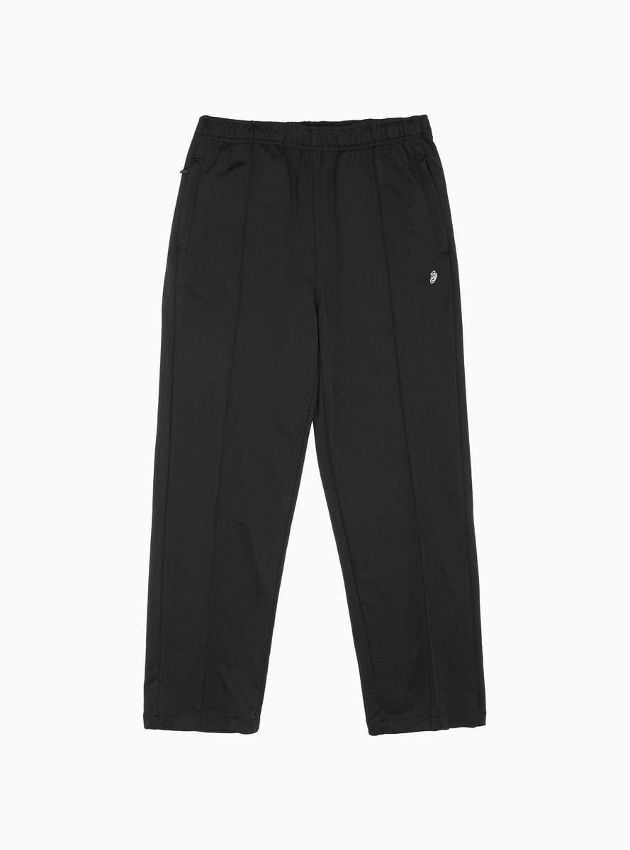 Poly Track Pants Black by Stüssy | Couverture & The Garbstore