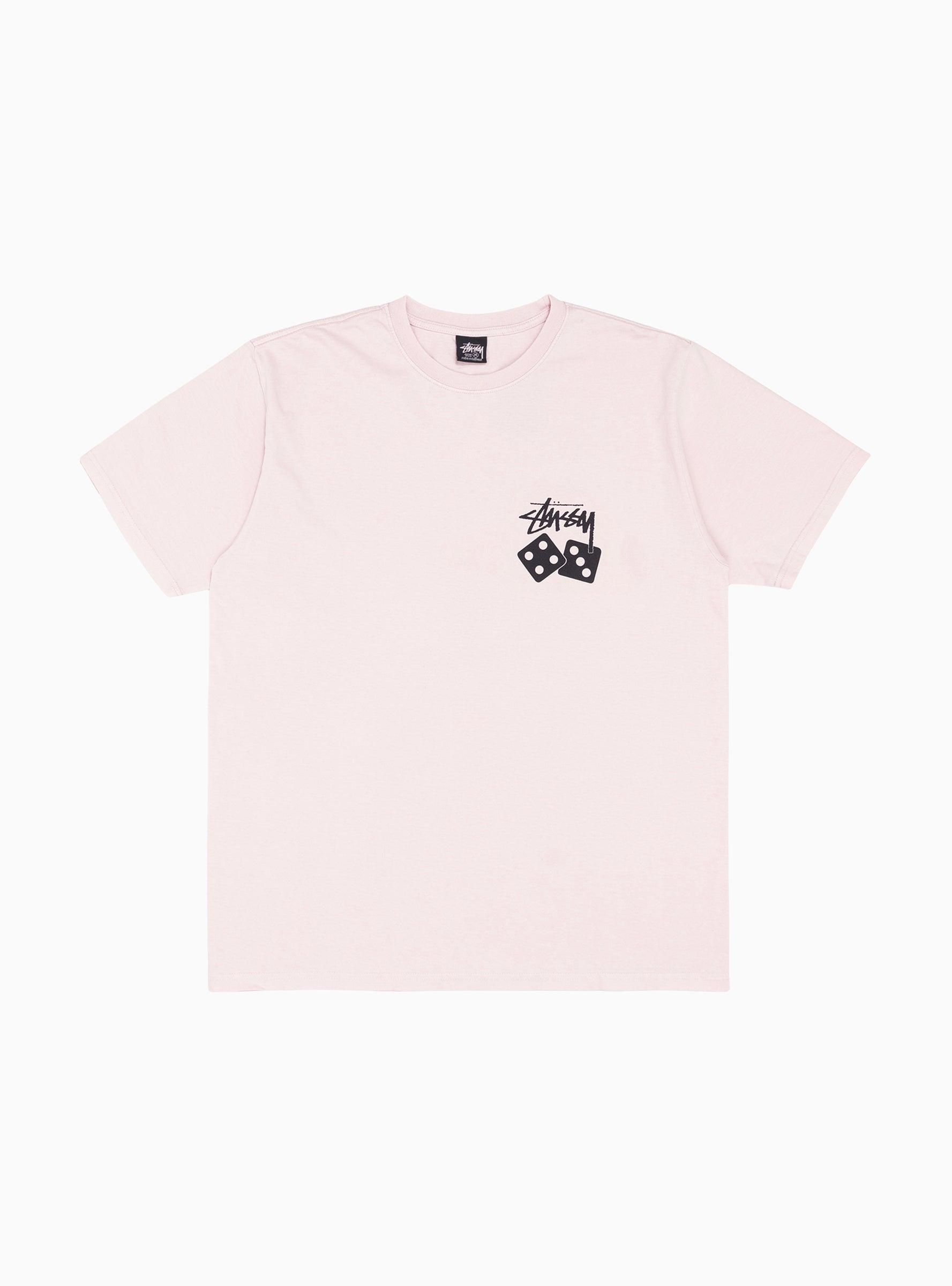 Dice Pigment Dyed T-shirt Blush Pink by Stüssy | Couverture & The