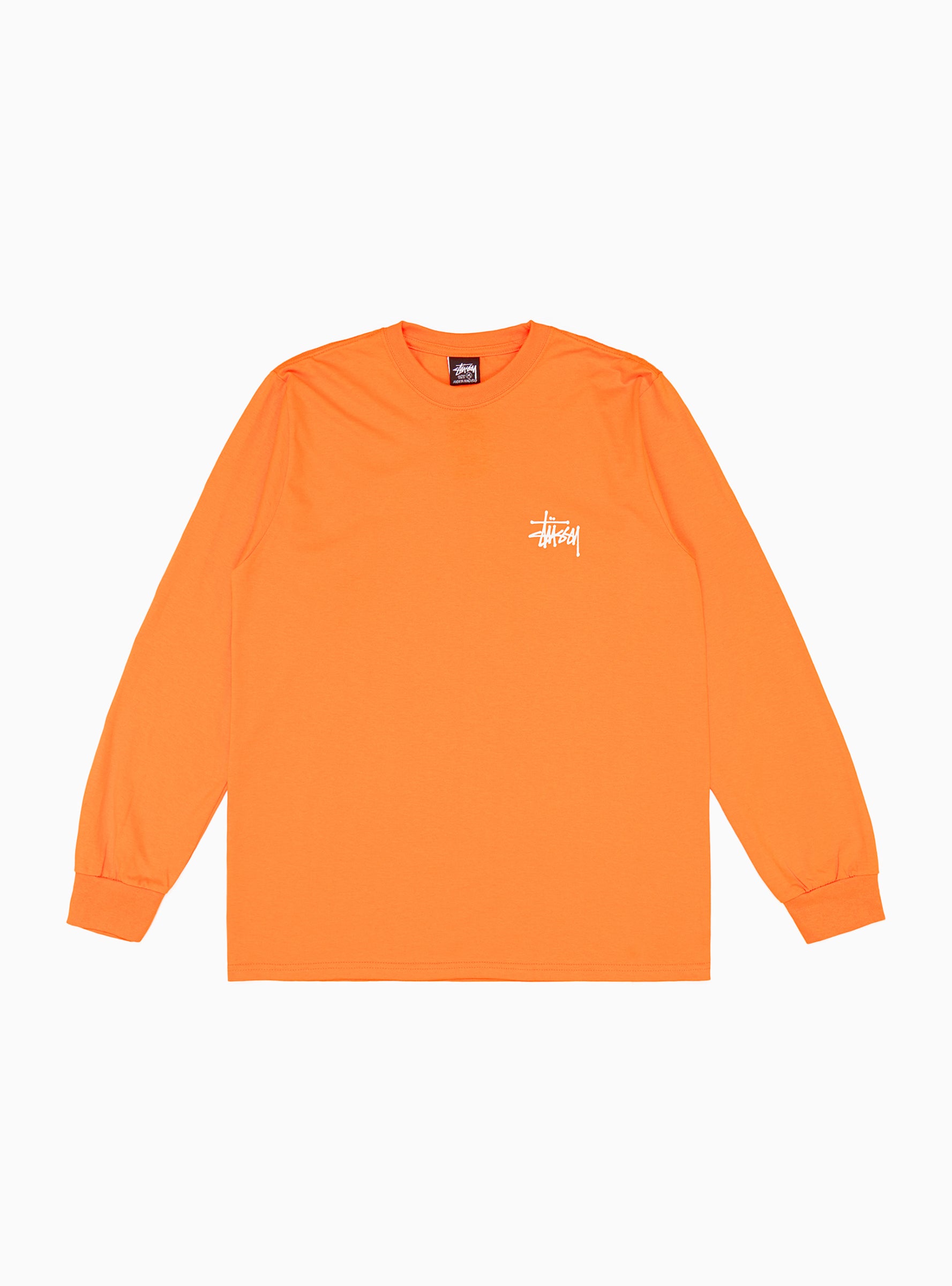 Stussy basic logo discount long sleeve tee