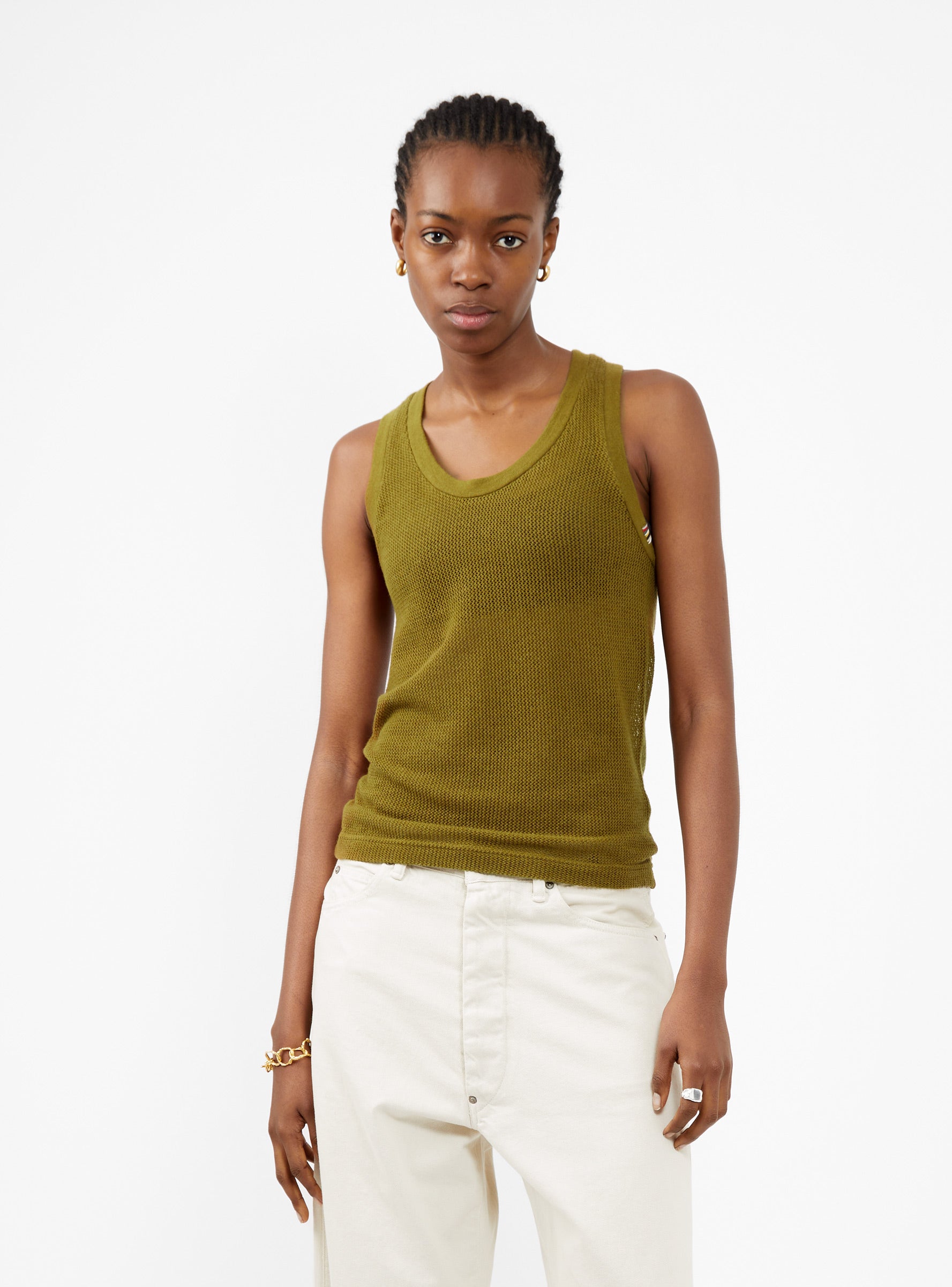 n°271 Mesh Vest Khaki Green