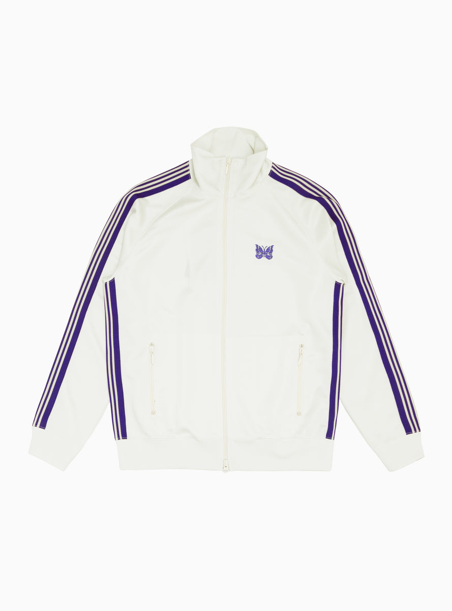 Poly Smooth Track Jacket Ice White by Needles | Couverture & The