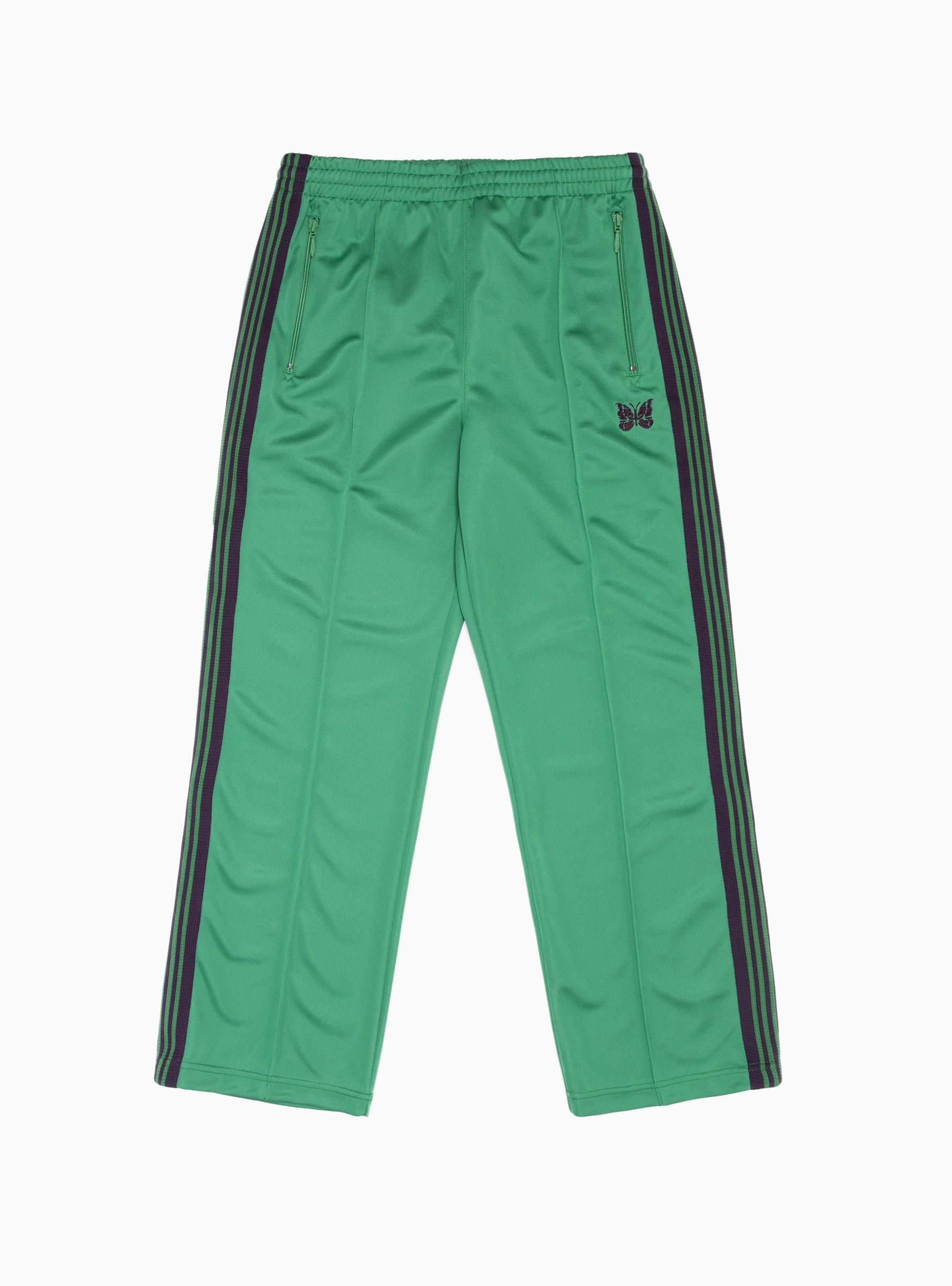 Poly Smooth Track Pants Emerald Green by Needles