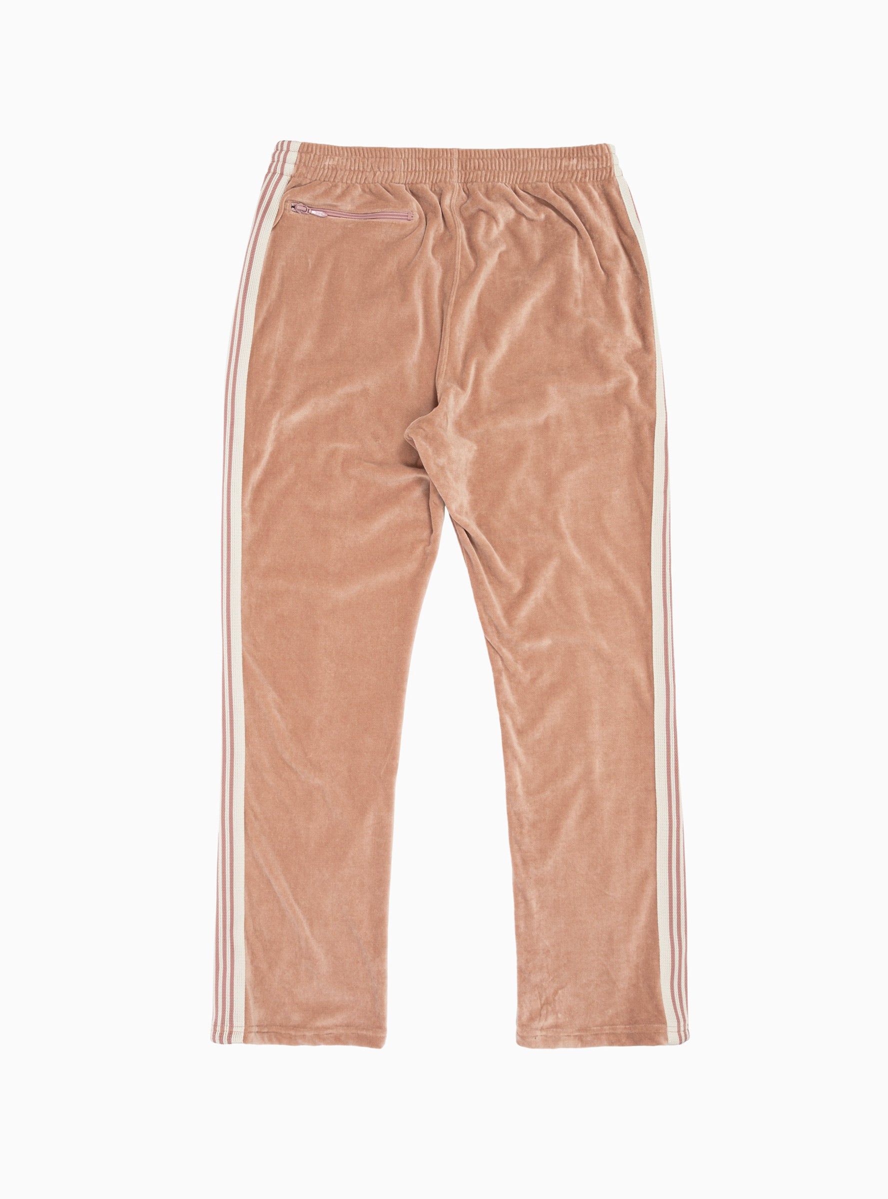 Narrow Velour Track Pants Old Rose Pink by Needles