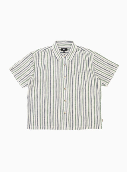 Wrinkly Cotton Gauze Shirt Multi Stripe by Stüssy | Couverture