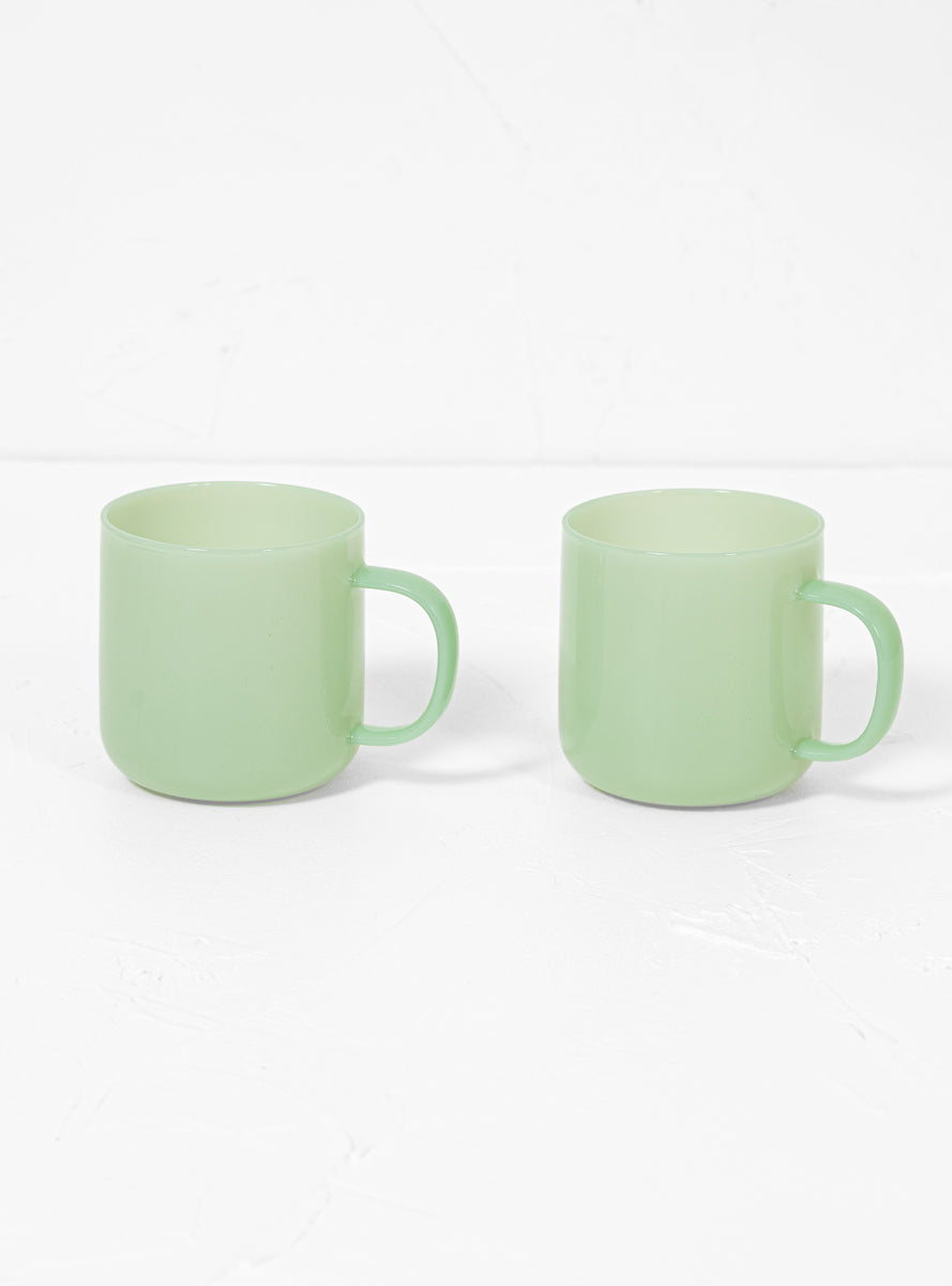 Hay - Borosilicate Mug, 0.3 L, Jade Green Light (Set of 2)