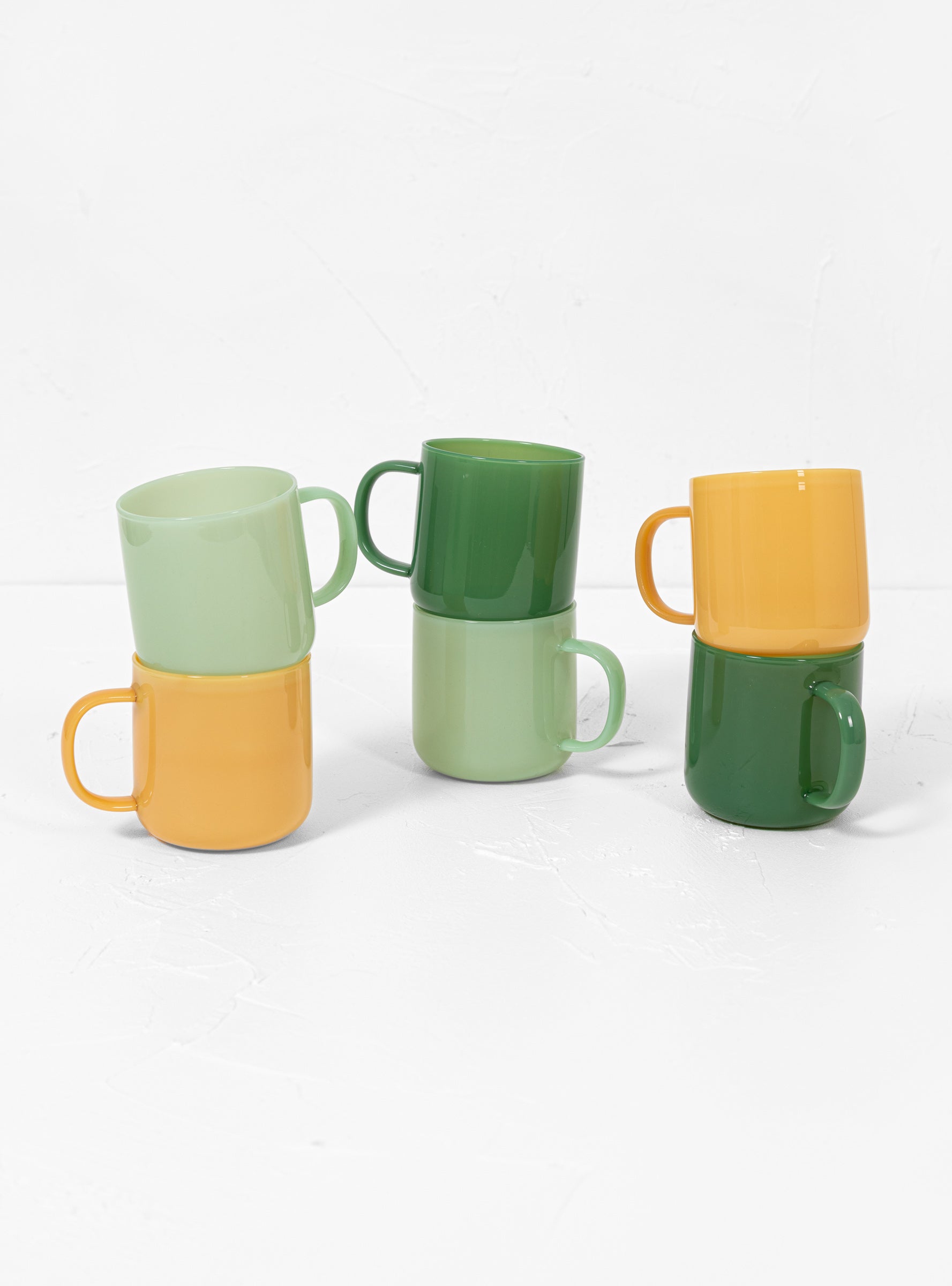 Hay Borosilicate Mug - Set of 2 - Jade Yellow