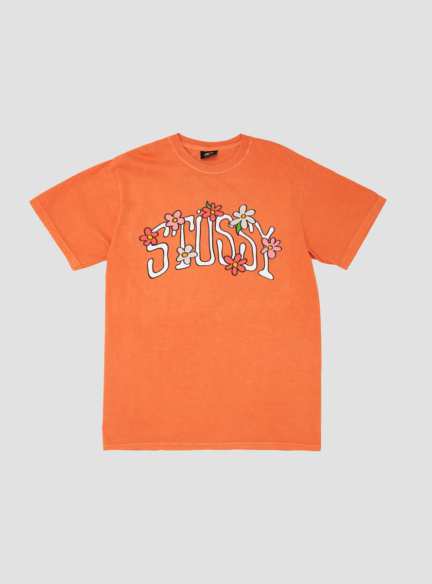 Stussy flower discount collegiate tee