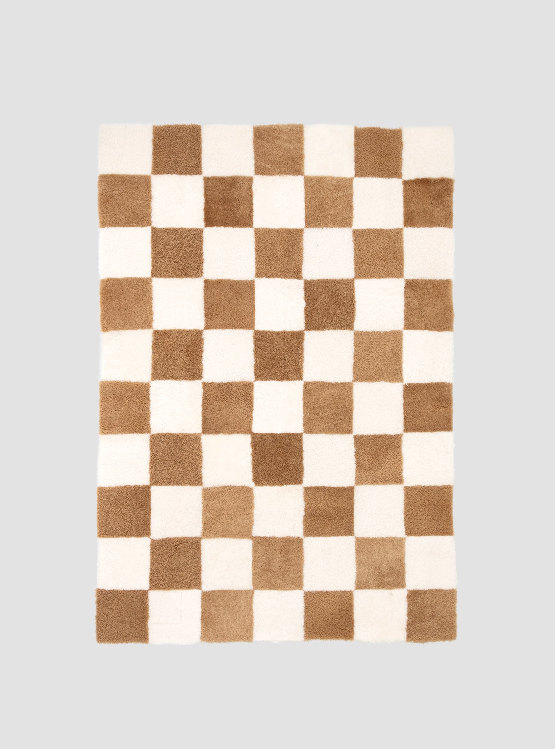 Soft Checkered Rug