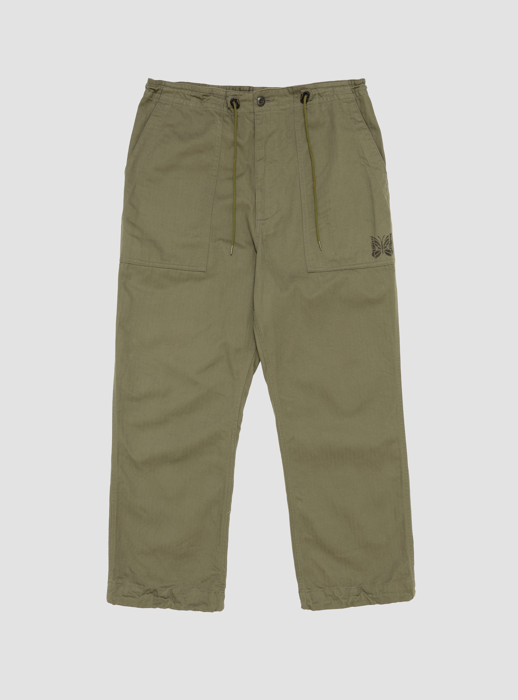 String Fatigue Pant Olive by Needles | Couverture & The Garbstore
