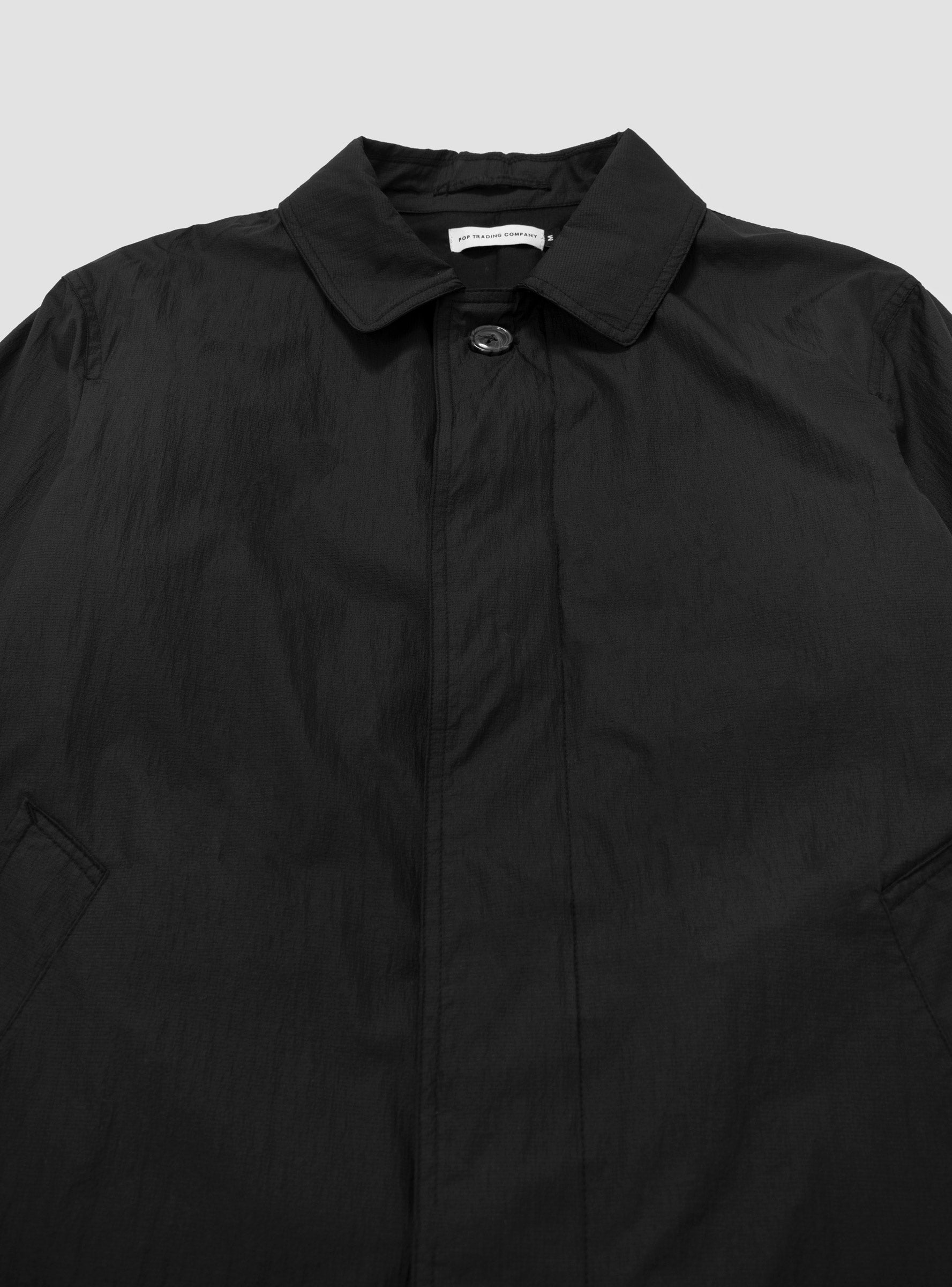 Tech Trench Coat Black