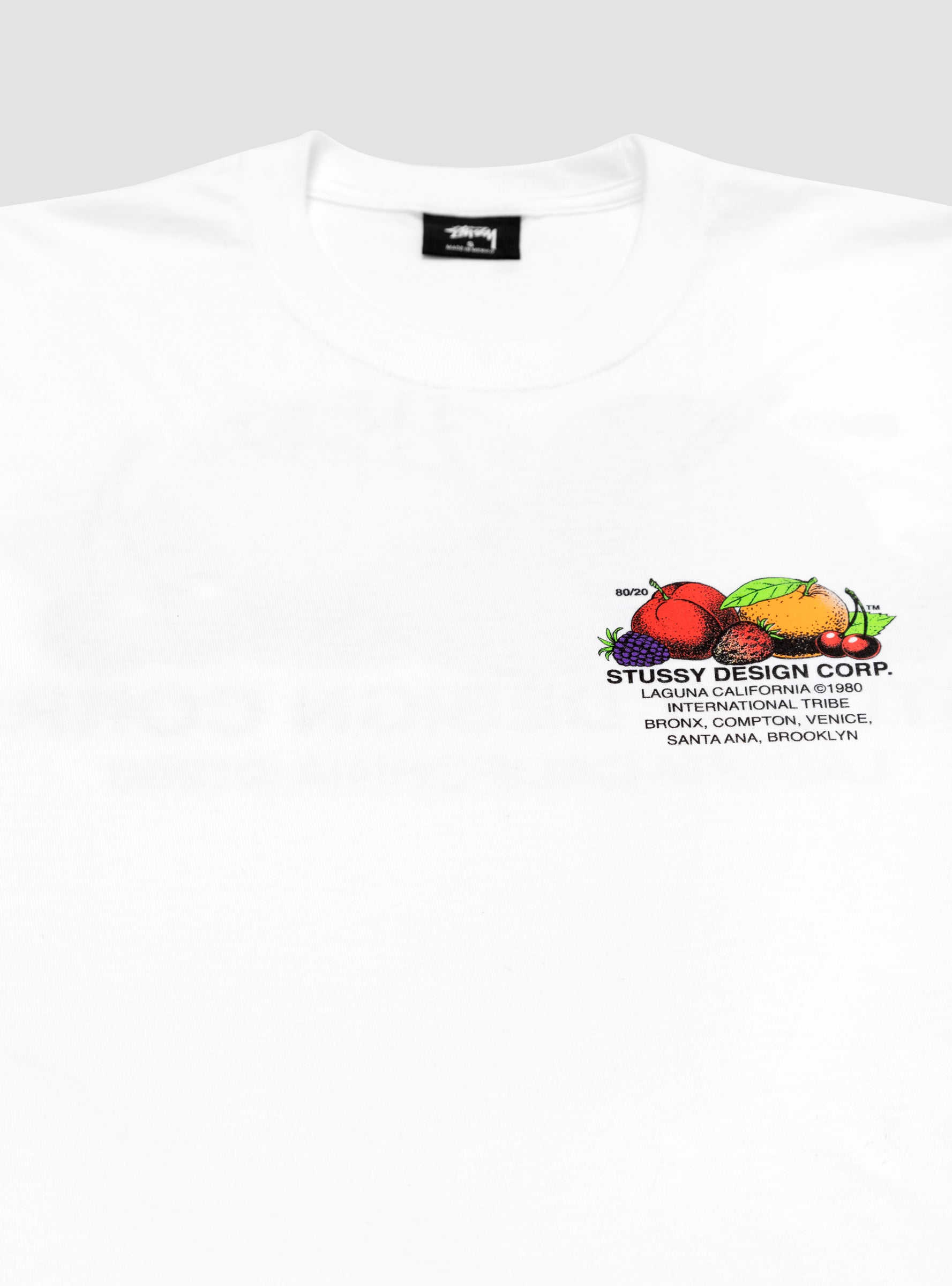 Fresh Fruit T-Shirt White by Stüssy | Couverture & The Garbstore