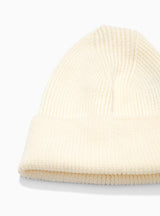 Cashmere Beanie Ecru by The English Difference | Couverture & The Garbstore