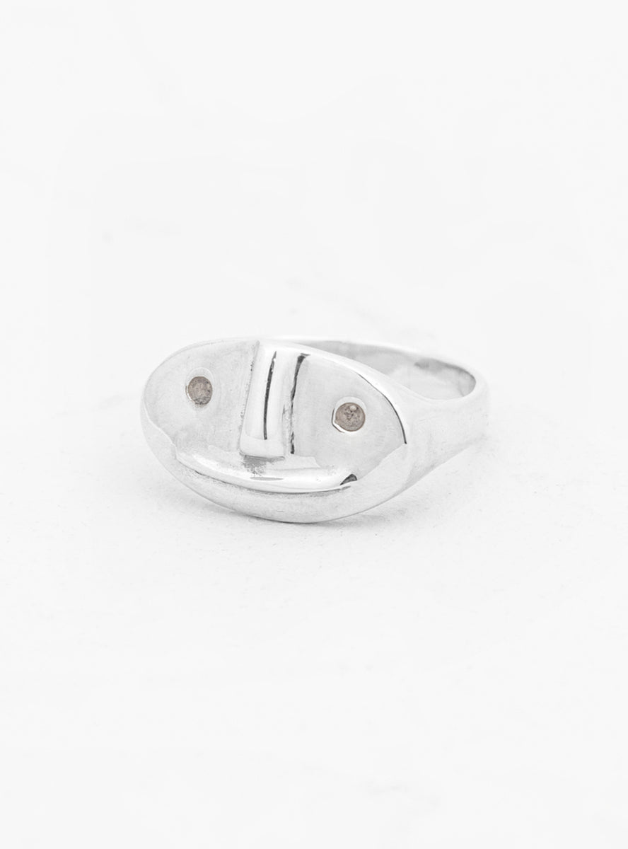 Ecstasy Ring Silver by Alec Doherty | Couverture & The Garbstore