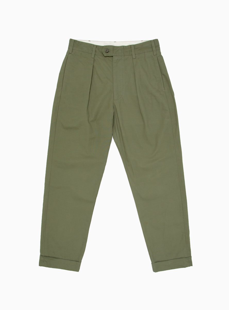 Carlyle Pant Olive Ripstop by Engineered Garments | Couverture