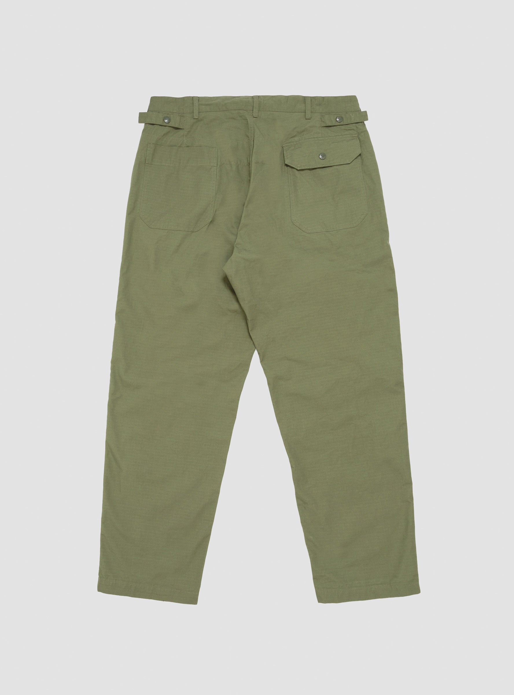 Ground Pant Cotton Ripstop Olive Green by Engineered Garments