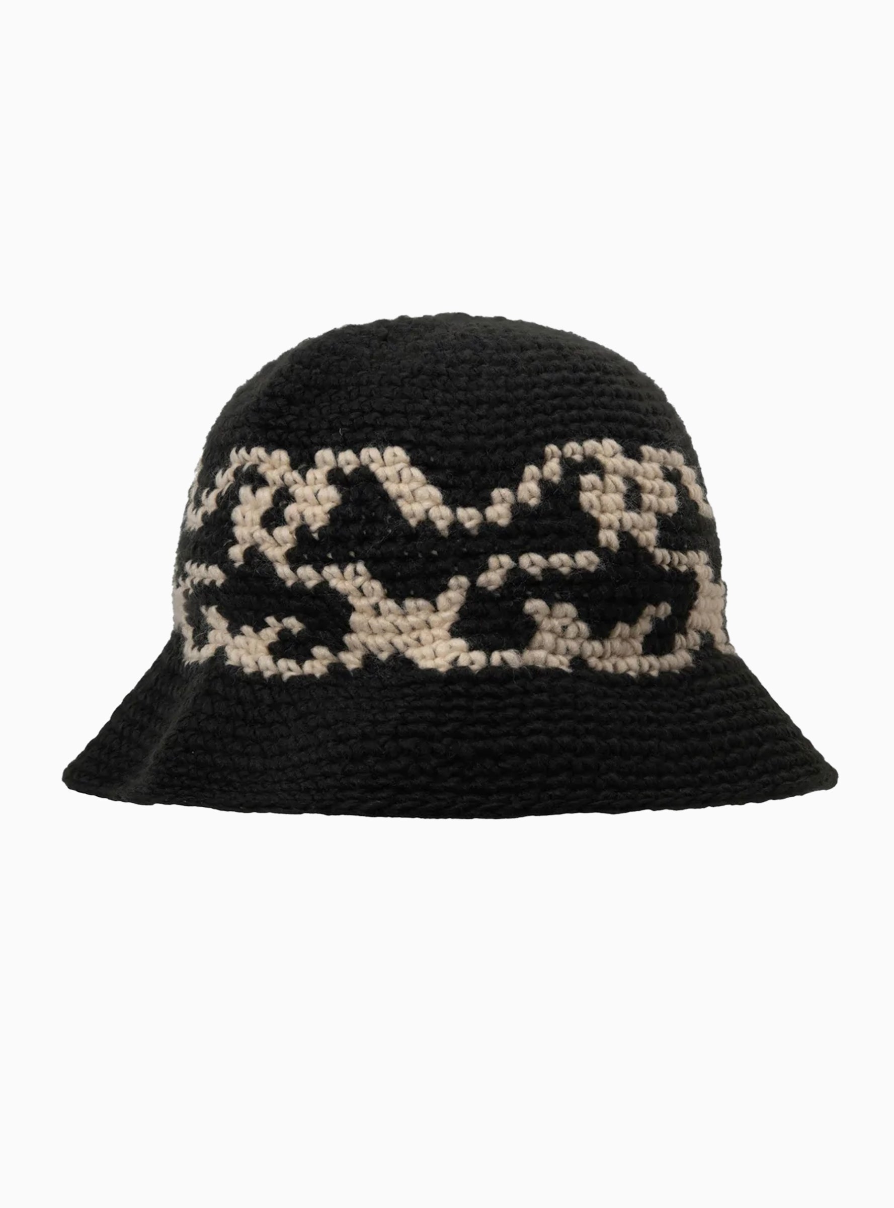 SS Knit Bucket Hat Black