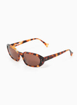 Barret Sunglasses Brown Leopard by Sun Buddies | Couverture & The Garbstore Side Shot