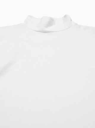 Long Sleeve High Neck Tee White by Drop Out Sports | Couverture & The Garbstore