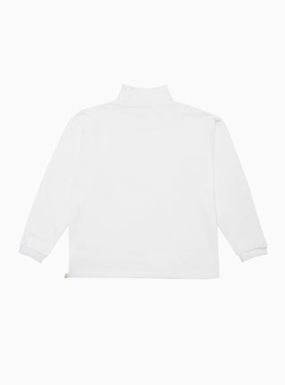 Long Sleeve High Neck Tee White by Drop Out Sports | Couverture & The Garbstore